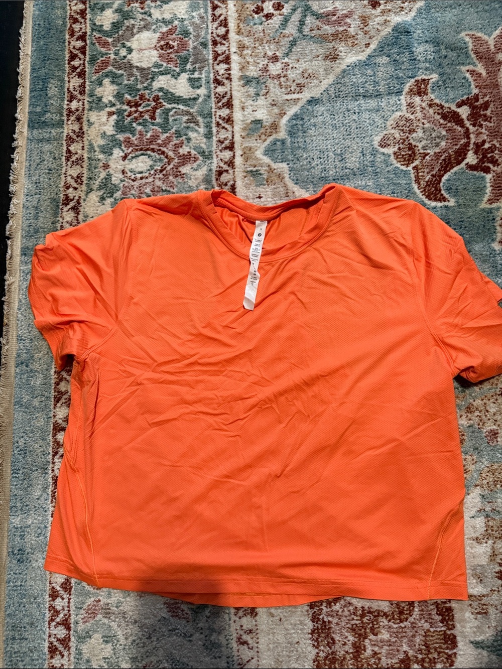 Neon Orange Open Back Top - Picture 3 of 6